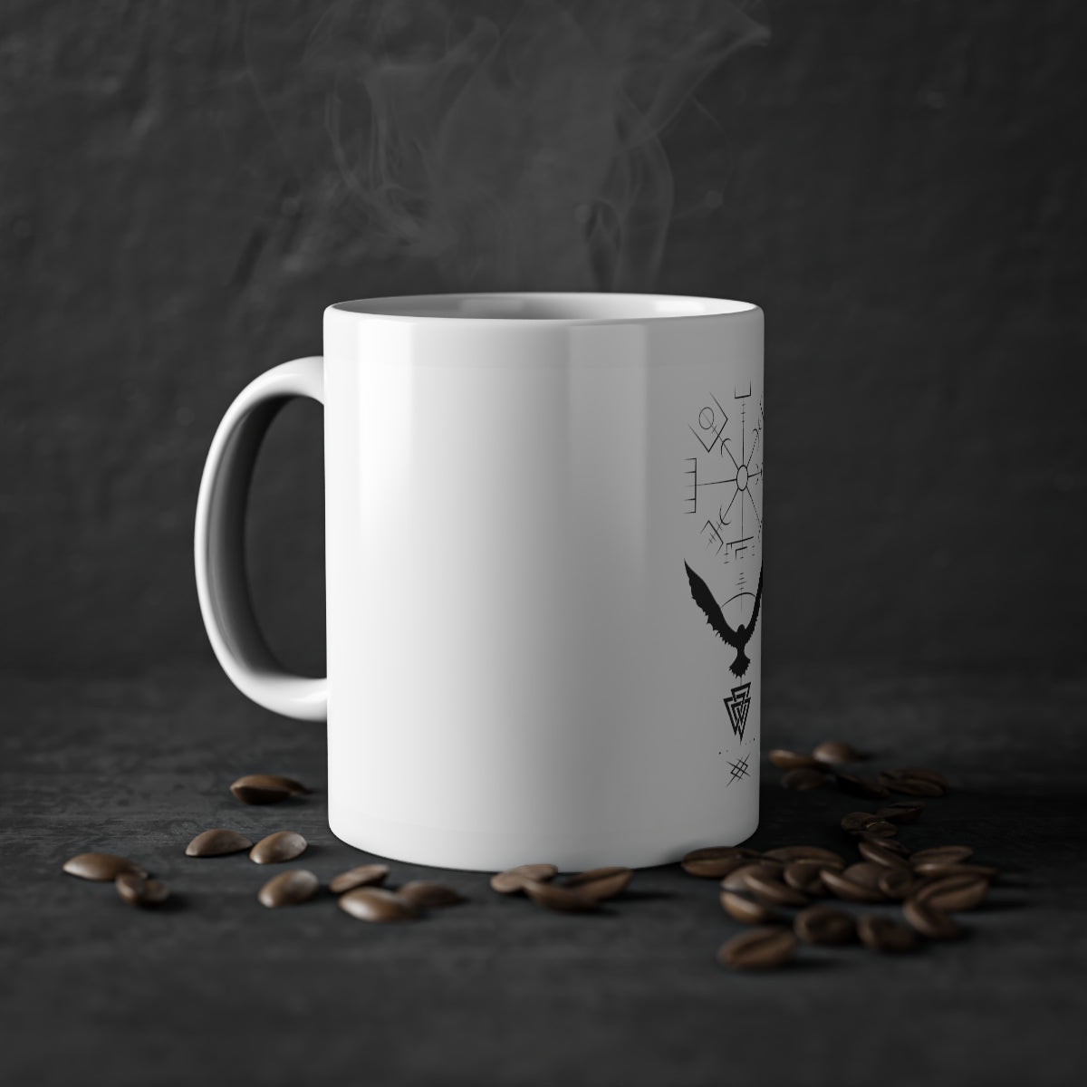 Vegvisir | Tasse | Weiß