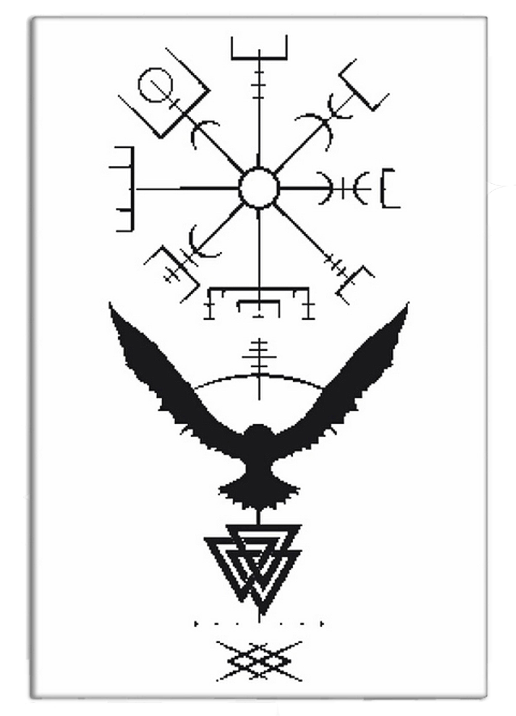 Vegvisir | Leinwanddruck | 40 x 60 CM