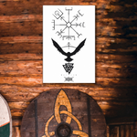 Lade das Bild in den Galerie-Viewer, Vegvisir | Leinwanddruck | 40 x 60 CM
