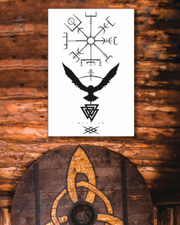 Vegvisir | Leinwanddruck | 40 x 60 CM