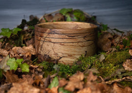 handgefertigte Holzschüssel