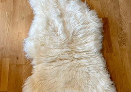 Schafsfell Hell (Weiß)