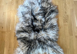 Schafsfell Weiß/Braun