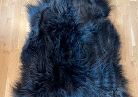 Schafsfell Dunkel (Bläulich)