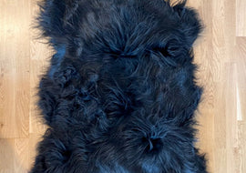 Schafsfell Dunkel (Bläulich)